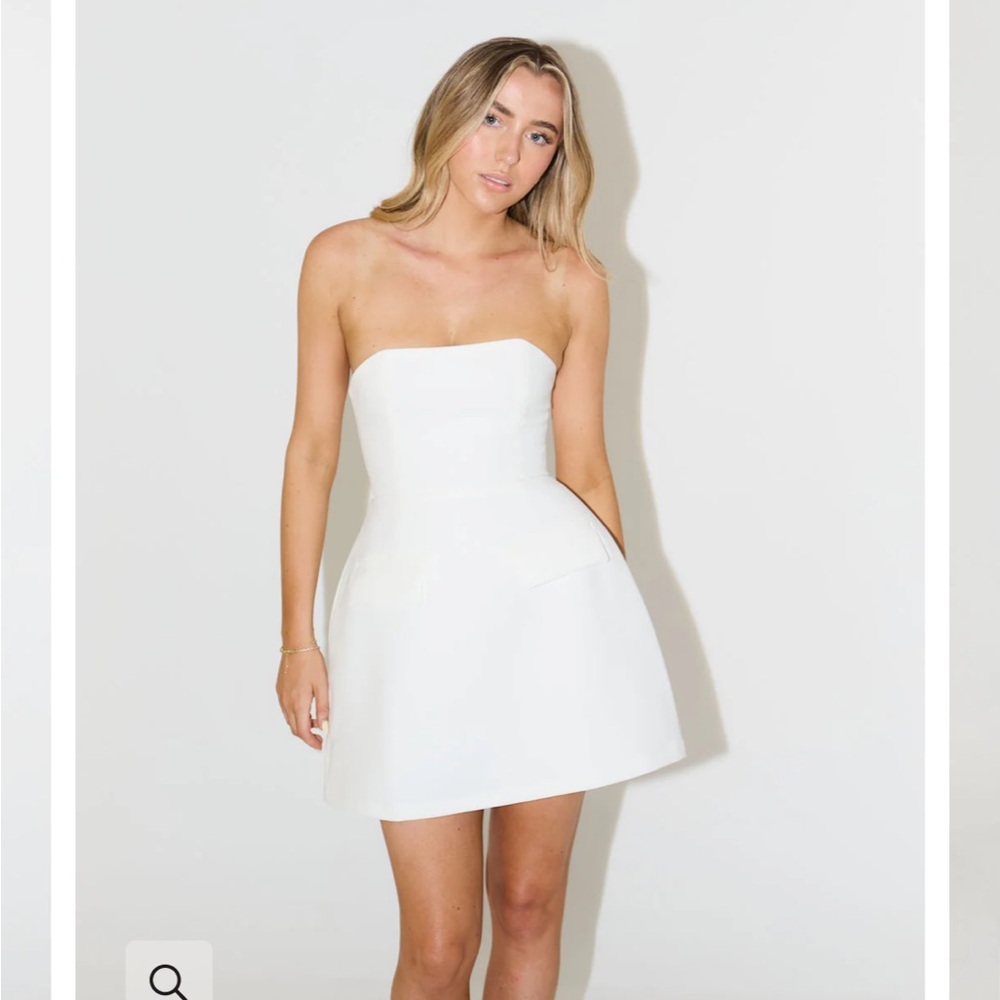 NWT Odd Muse London - The Ultimate Muse Strapless Dress - White
